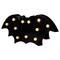 12" Lighted Black Bat Halloween Marquee Decoration